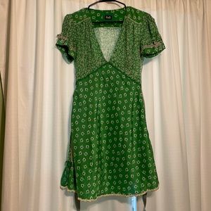 Dolce & Gabbana Green Lucky Dress